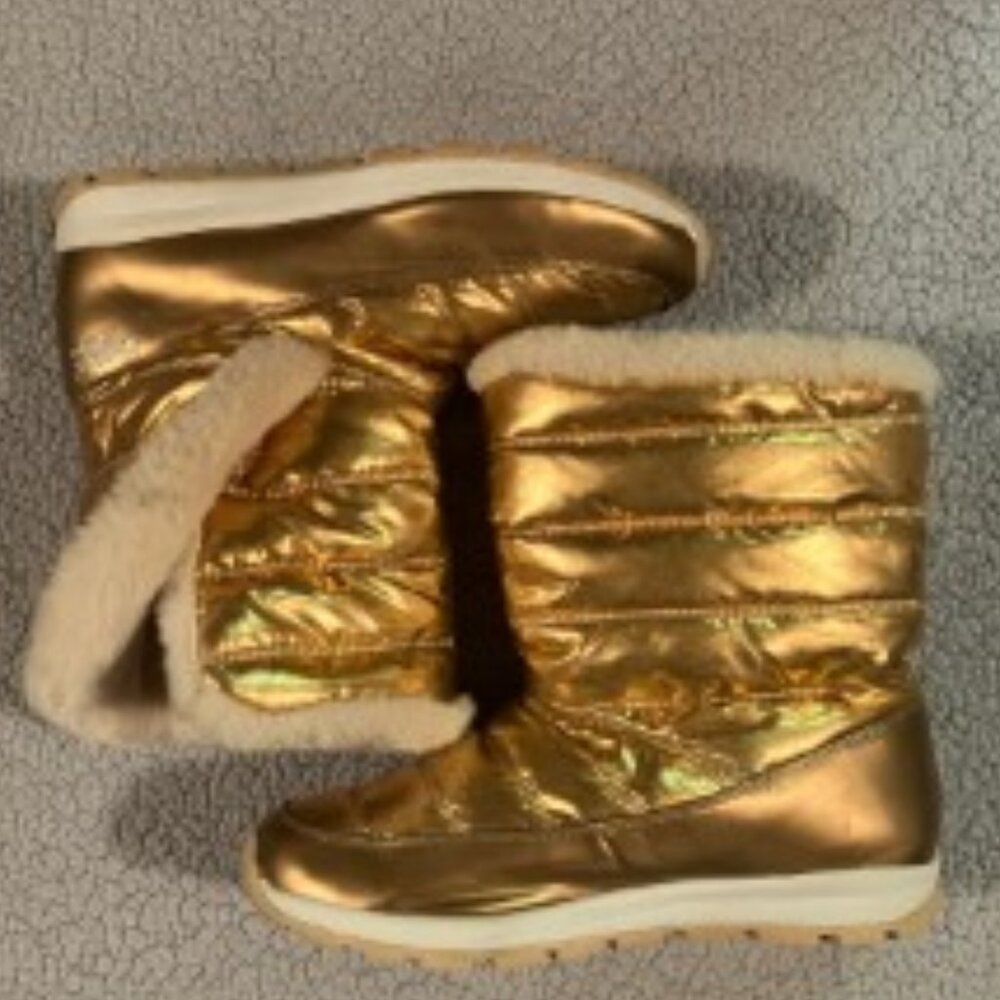 Cheeks Fit Body gold booties - Picture 2 of 7